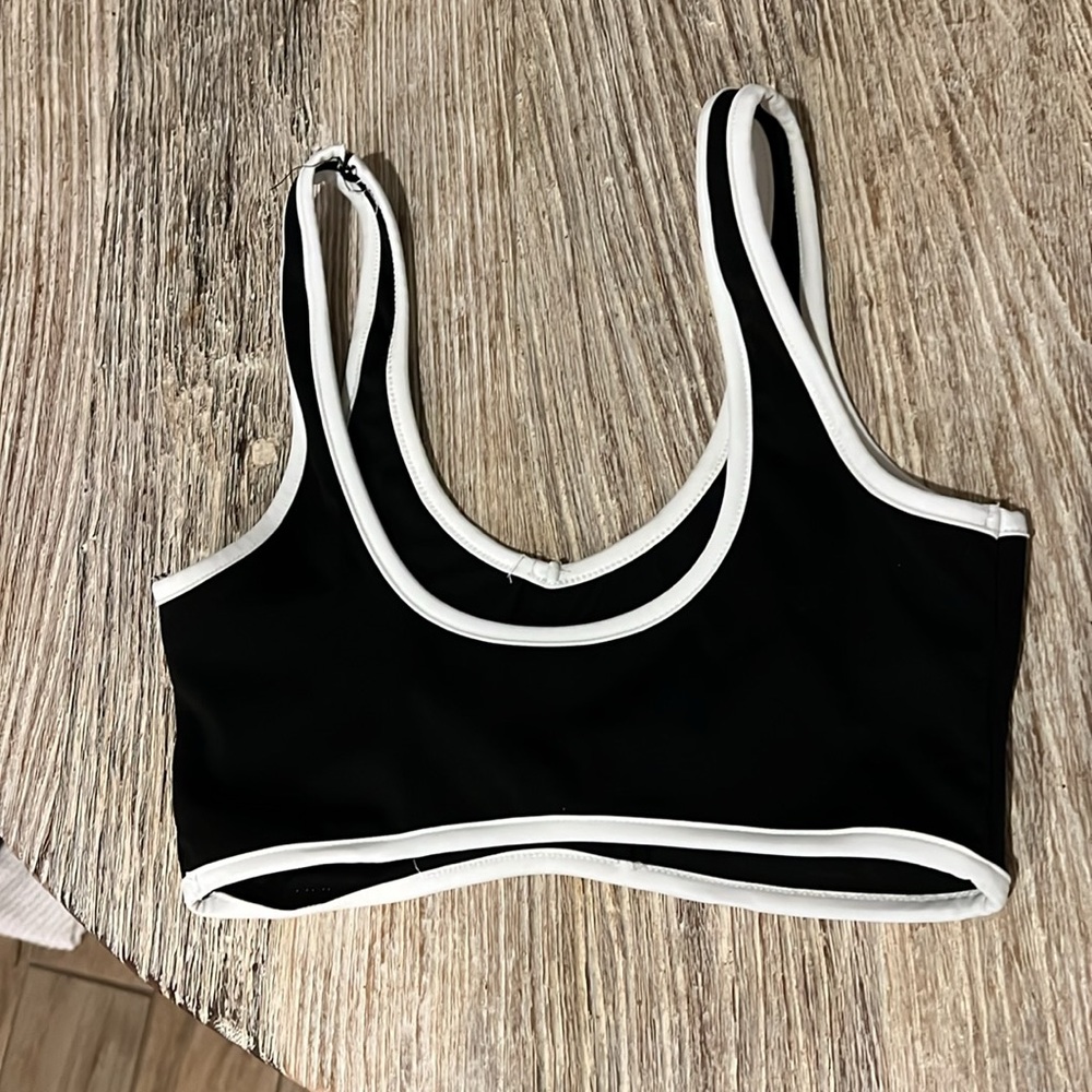 Color Block Plunge Bra - Picture 5 of 6